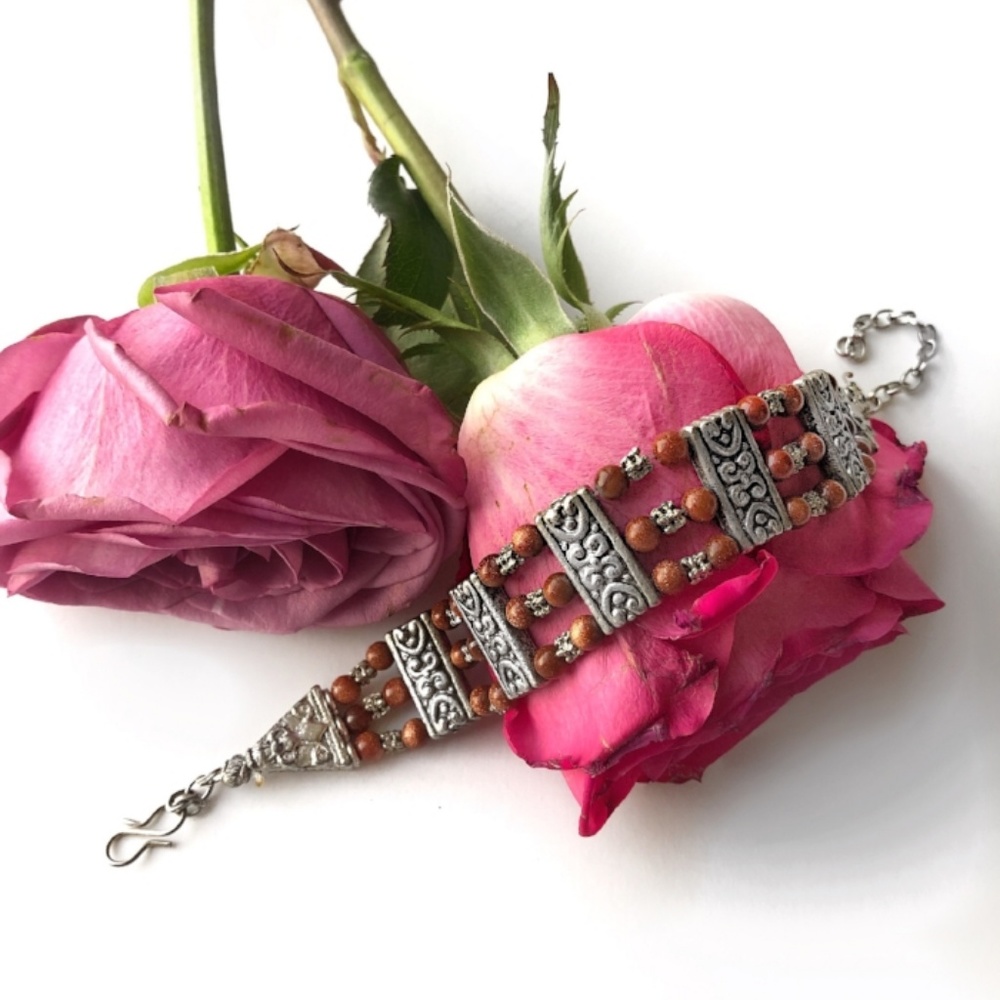 Coral Bedouin Bracelet